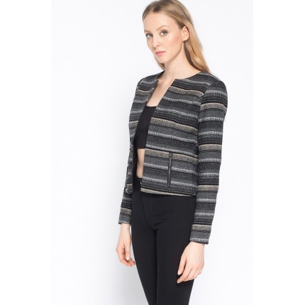 Жакет Kim Cropped Stripe Jaquard Only модель ANW574897 фото товара