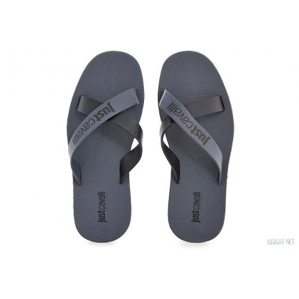 Мужские шлепанцы Just Cavalli Flip Flops 570-37 Made in Italy модель KDF-570-37 фото товара