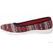 Женские балетки Las Espadrillas Red Kilim 300816-8947 артикул KDF-300816-8947 купить cо скидкой