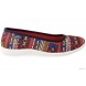 Женские балетки Las Espadrillas Red Kilim 300816-8947 артикул KDF-300816-8947 купить cо скидкой