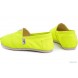 Летняя обувь Las Espadrillas Electric Yellow 3015-17 Яркосалатовые артикул KDF-3015-17 распродажа