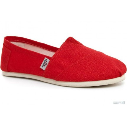 Эспадрильи Las Espadrillas Red Linen 4015-2 артикул KDF-4015-2