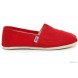 Эспадрильи Las Espadrillas Red Linen 4015-2 артикул KDF-4015-2