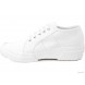 Кеды на танкетке Las Espadrillas Super Ga Heel 5366-13 White Canvas модель KDF-5366-13