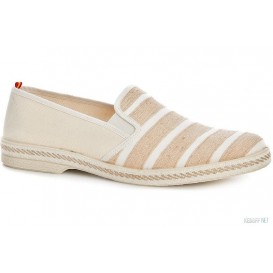 Мужские мокасины Las Espadrillas Fv5059-2 Бежевые