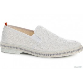 Белые слипоны Las Espadrillas Fv5536 Made in Spain