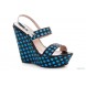 Женские босоножки Nine West 2010-2105-40 На танкетке модель KDF-2010-2105-40 купить cо скидкой