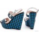 Женские босоножки Nine West 2010-2105-40 На танкетке модель KDF-2010-2105-40 купить cо скидкой