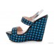 Женские босоножки Nine West 2010-2105-40 На танкетке модель KDF-2010-2105-40 купить cо скидкой