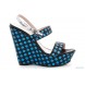 Женские босоножки Nine West 2010-2105-40 На танкетке модель KDF-2010-2105-40 купить cо скидкой