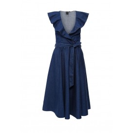 Платье джинсовое AMELIE FRILL COLLAR DENIM DRESS LOST INK