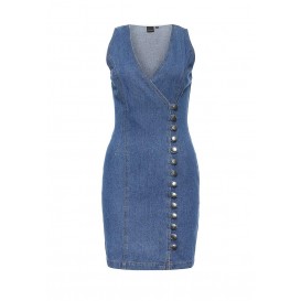 Платье GRACE BUTTON DENIM DRESS LOST INK артикул LO019EWGSA74 распродажа