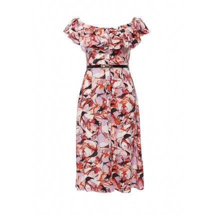 Платье ERIN SWALLOW PRINT DRESS WITH SKINNY BELT LOST INK модель LO019EWGSA76 фото товара