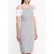 Платье CORA COTTON STRIPE PINNY DRESS LOST INK модель LO019EWGSN85