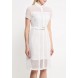 Платье MELISSA WHITE BELTED SHIRT DRESS LOST INK артикул LO019EWGUV04 купить cо скидкой