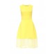 Платье JONI TEXTURED FLARED DRESS LOST INK модель LO019EWGUV58 купить cо скидкой