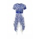 Платье MILLY PLACEMENT PRINT LEAF DRESS LOST INK артикул LO019EWGUV60
