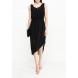 Платье AUDREY DRAPE SIDE JERSEY DRESS LOST INK артикул LO019EWGVG38 cо скидкой