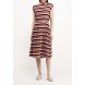 Платье TINA WRAP BACK DRESS IN STRIPE LOST INK артикул LO019EWGXM93