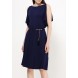 Платье MICHELLE FRILL SLEEVE BELTED JERSEY DRESS LOST INK артикул LO019EWGXM94 распродажа