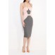 Платье WILLOW GREY/NUDE BUSTCUP BODYCON LOST INK артикул LO019EWGYL23 фото товара