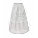 Юбка LACE OVERLAY TEXTURED MIDI LOST INK артикул LO019EWGYL60 cо скидкой