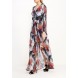 Платье AUBERY KOI PRINTED MAXI DRESS LOST INK модель LO019EWHDW05 купить cо скидкой