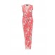 Платье AMBER PRINTED DRAPE MAXI WITH BELT DETAIL LOST INK модель LO019EWHEL70 распродажа