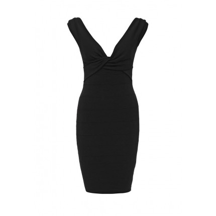 Платье OTB ROSY TWIST BARDOT BODYCON DRESS LOST INK артикул LO019EWHEM37 cо скидкой