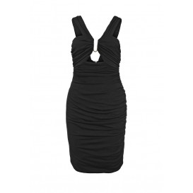 Платье KIARA RUCHED BAR DETAIL BODYCON DRESS LOST INK артикул LO019EWHHJ82 купить cо скидкой