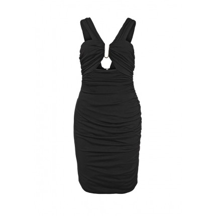 Платье KIARA RUCHED BAR DETAIL BODYCON DRESS LOST INK артикул LO019EWHHJ82 купить cо скидкой