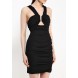 Платье KIARA RUCHED BAR DETAIL BODYCON DRESS LOST INK артикул LO019EWHHJ82 купить cо скидкой