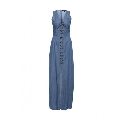 Платье DEMI DENIM MAXI DRESS LOST INK артикул LO019EWHHM97 cо скидкой