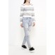 Свитшот TEXTURED STRIPE SWEAT LOST INK артикул LO019EWJOT36 фото товара