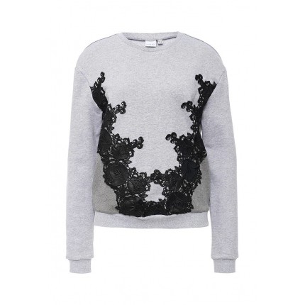 Свитшот PU CROCHET PANEL SWEAT LOST INK модель LO019EWJOT51