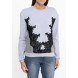 Свитшот PU CROCHET PANEL SWEAT LOST INK модель LO019EWJOT51