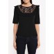 Блуза LACE FRILL YOLK TOP LOST INK модель LO019EWJOT62 купить cо скидкой