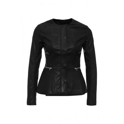 Куртка кожаная PU PEPLUM JACKET LOST INK модель LO019EWJOT91 купить cо скидкой