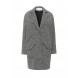 Пальто TWEED RAW EDGE COAT LOST INK артикул LO019EWJOT96 распродажа