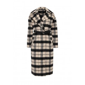 Пальто BRUSHED CHECK MAXI COAT LOST INK модель LO019EWJOU04 распродажа