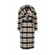 Пальто BRUSHED CHECK MAXI COAT LOST INK модель LO019EWJOU04 распродажа