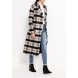 Пальто BRUSHED CHECK MAXI COAT LOST INK модель LO019EWJOU04 распродажа