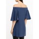 Блуза BARDOT SPLIT SIDE TUNIC LOST INK модель LO019EWJOU40 cо скидкой