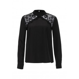 Блуза CHEVRON LACE HIGH NECK BLOUSE LOST INK модель LO019EWJOU49