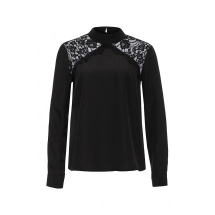 Блуза CHEVRON LACE HIGH NECK BLOUSE LOST INK модель LO019EWJOU49