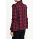 Блуза CHECK SHIRT WITH RUFFLE DETAIL LOST INK модель LO019EWJOU60 купить cо скидкой