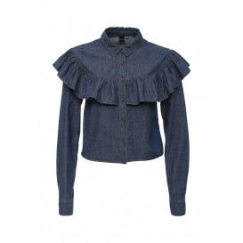 Блуза DENIM SHIRT WITH FRILL YOKE LOST INK модель LO019EWJOU61 фото товара