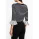 Лонгслив STRIPE PEPLUM SLV TEE LOST INK артикул LO019EWJOV26