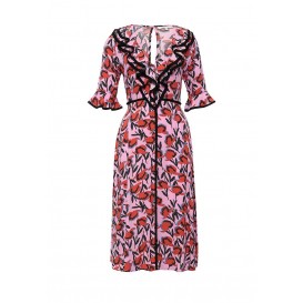 Платье VANESSA TULIP PRINT DRESS LOST INK артикул LO019EWJOV64 купить cо скидкой