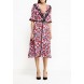 Платье VANESSA TULIP PRINT DRESS LOST INK артикул LO019EWJOV64 купить cо скидкой